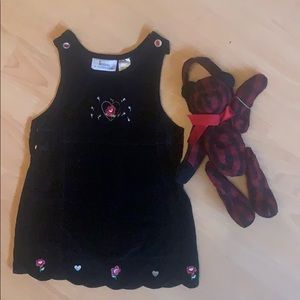 Jennifer Moore dress & teddy bear Purse NWT